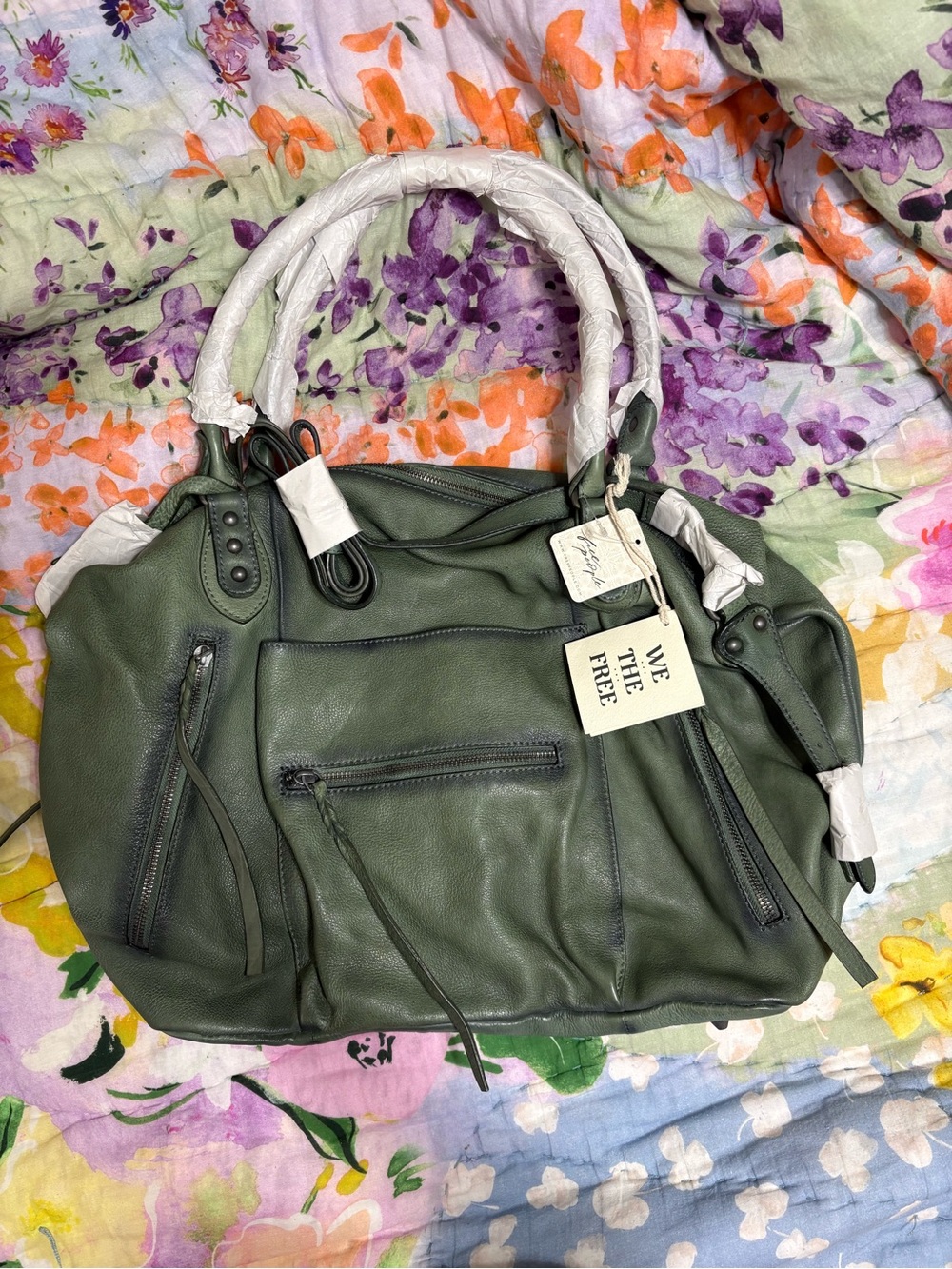 NWT We The Free Secret Sage full size Emerson Tote
